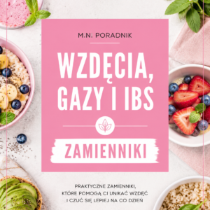 Okładka mini poradnika Wzdęcia, gazy i IBS – zamienniki