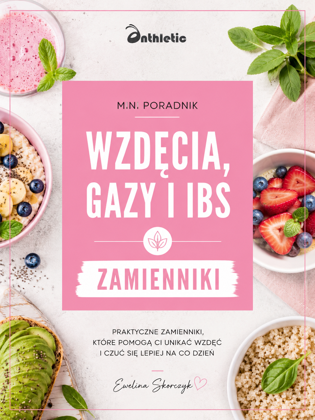 Okładka mini poradnika Wzdęcia, gazy i IBS – zamienniki